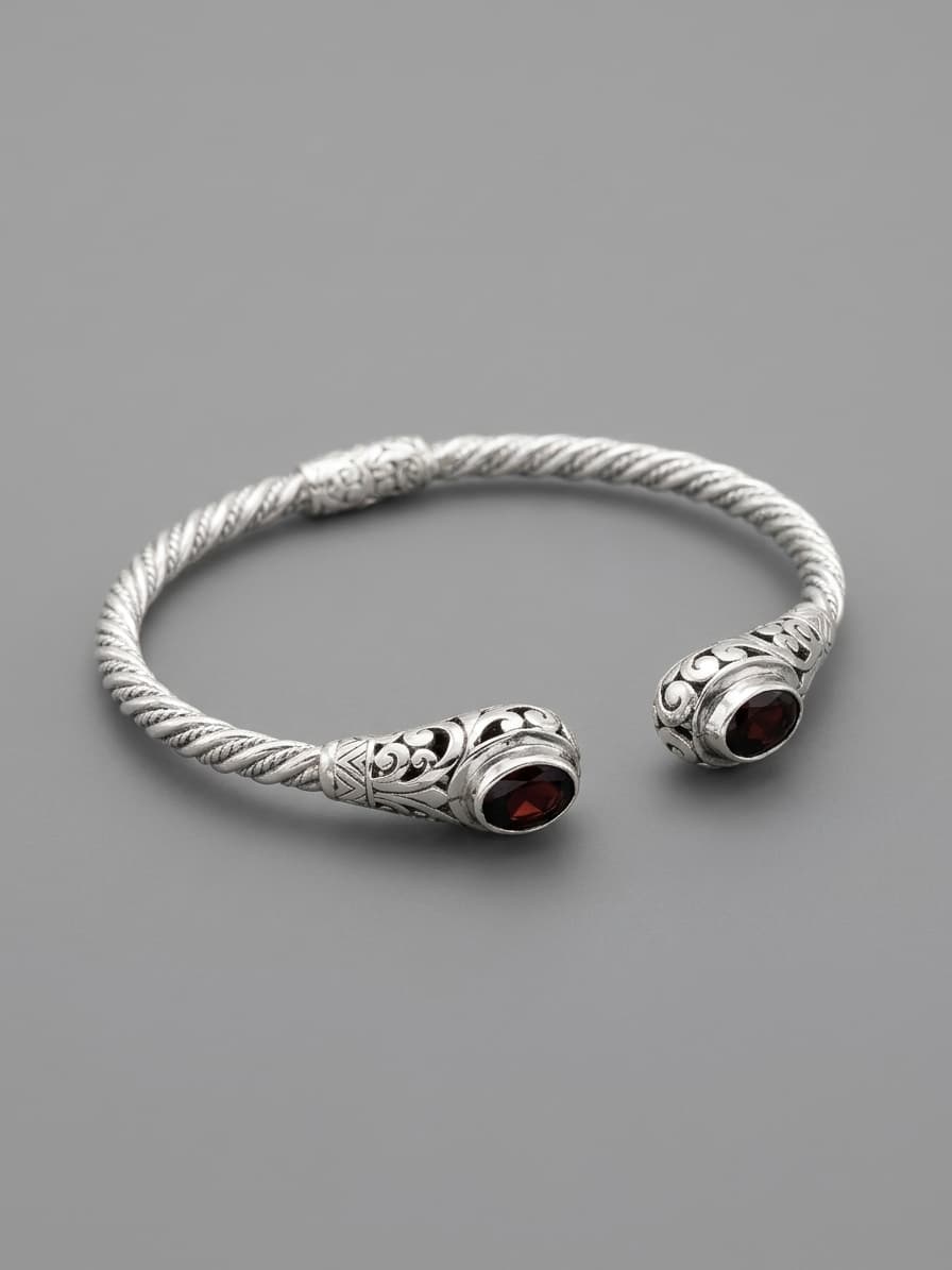 Anindya Silver Bangle