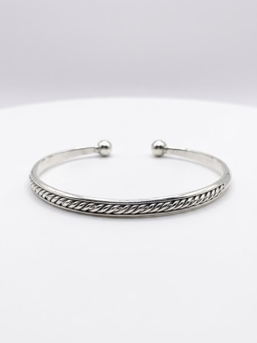 Lorenzo Silver Bangle